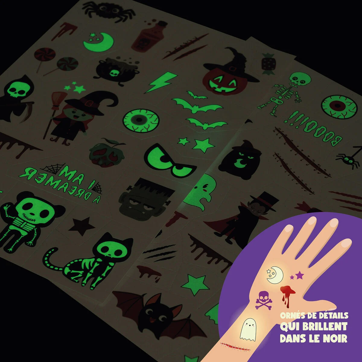 TATOUAGES ÉPHÉMÈRES - HALLOWEEN