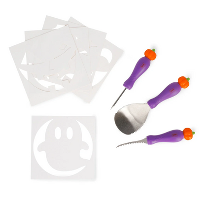 KIT SCULPTURE CITROUILLES HALL - CARVE & SCARE