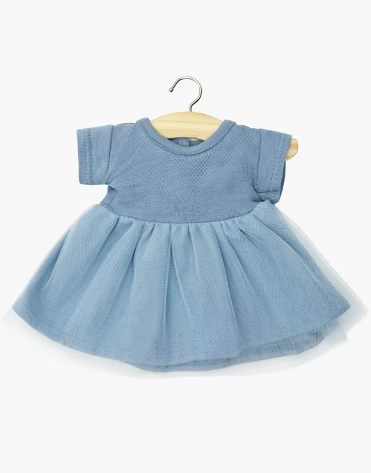 Tutu Rosana à manches courtes bleu cobalt