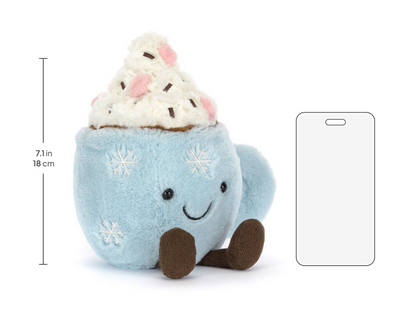 Amuseables Hot Chocolate with Marshmallows - 21cm x 11cm x 10cm
