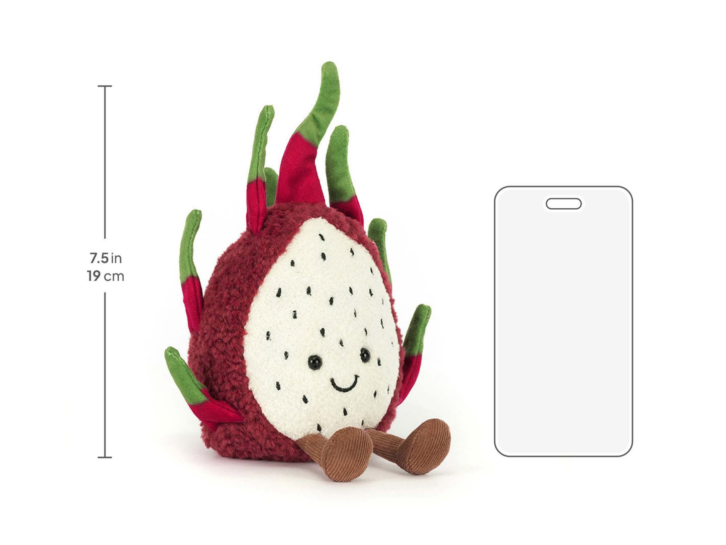 Amuseables Dragon Fruit - 22cm x 8cm x 6cm