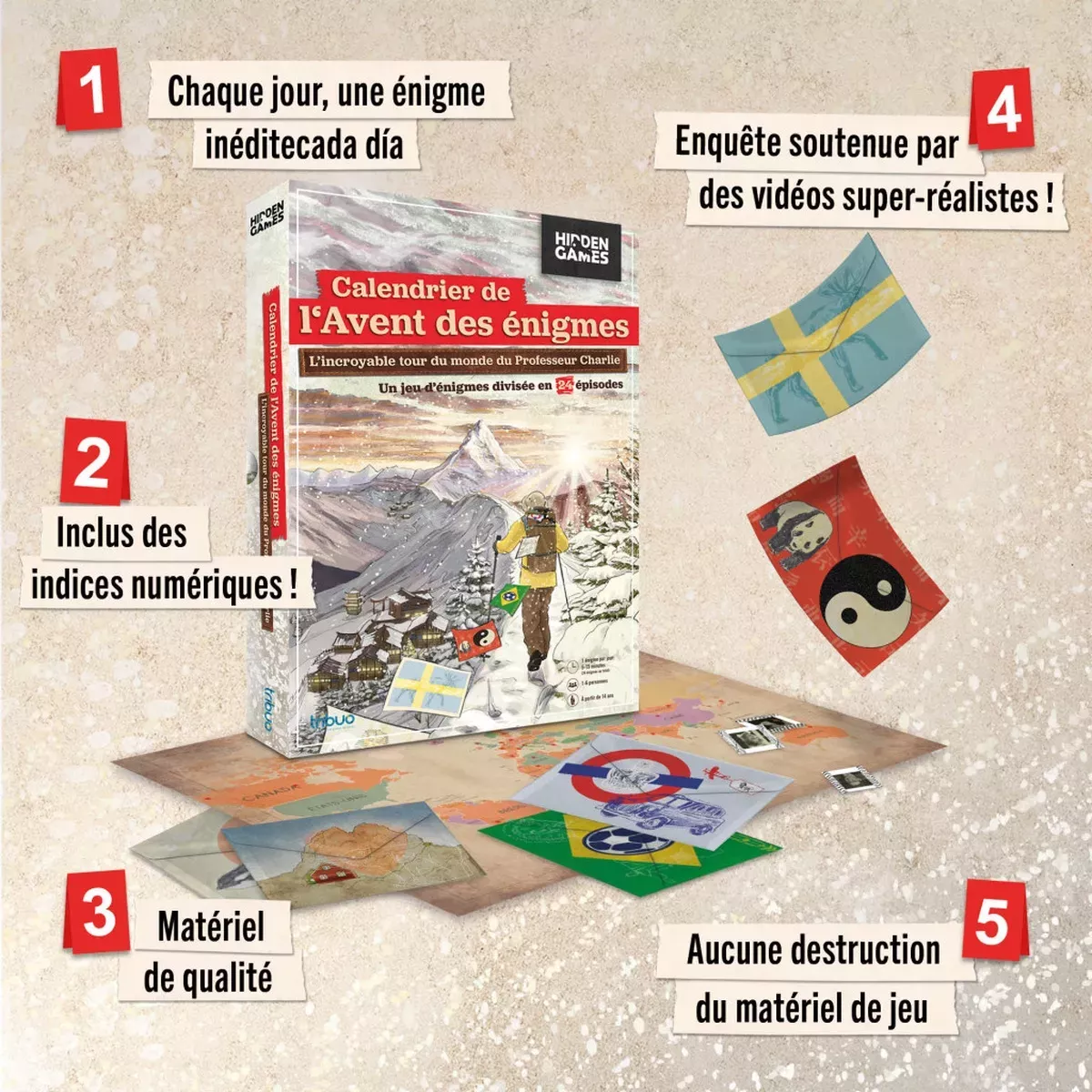 HIDDEN GAMES - CALENDRIER DE L'AVENT