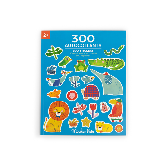 Cahier de 300 stickers Les Toupitis