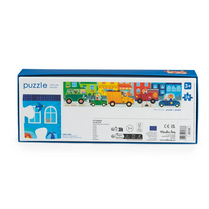 Puzzle Véhicules (24 pièces) Les Popipop