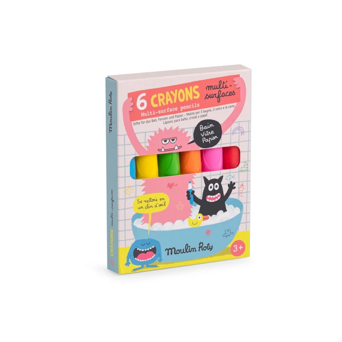 6 crayons-multisurfaces Les Schmouks
