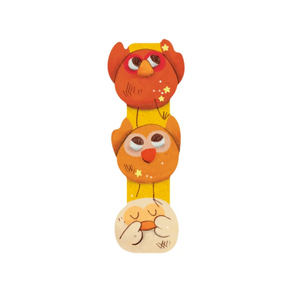 Lettre en bois - I Jaune