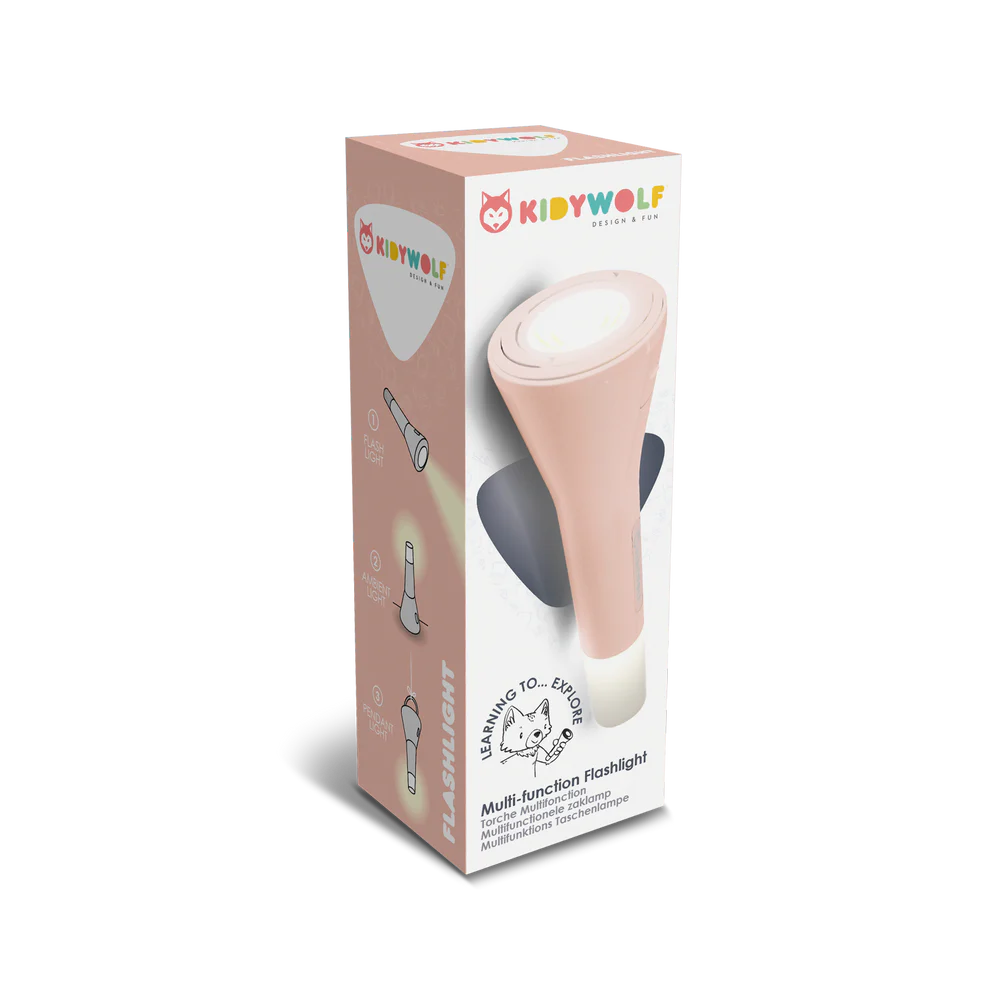 KIDYFLASHLIGHT Lampe de poche 3-en-1 nude