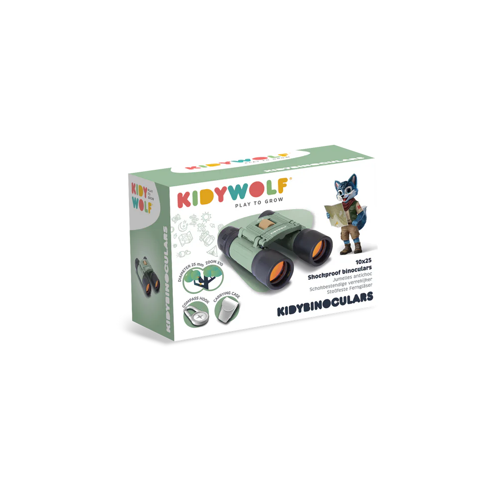 KIDYBINOCULARS Jumelles 10x25 vert