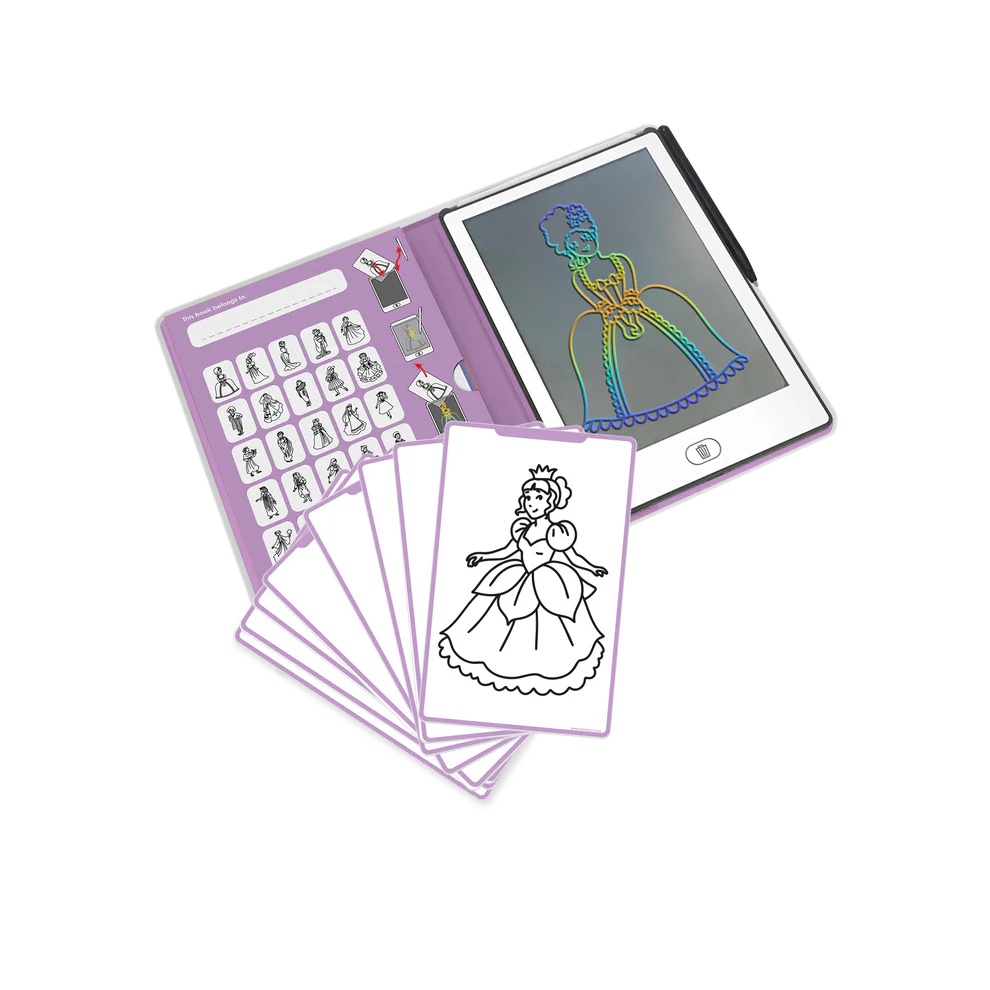 KIDYDRAW-MINI Tablette à dessin 30 Princesse