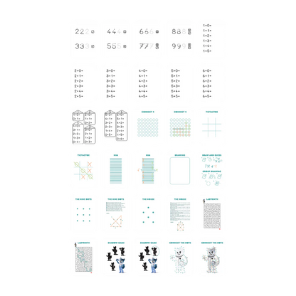 REFIL KIDYDRAW-MINI Dessins "jeux" et "éducation"