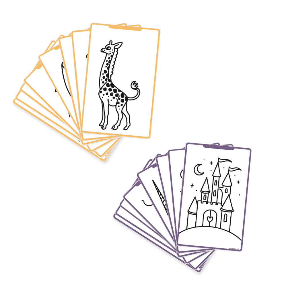 REFIL KIDYDRAW-MINI Dessins "il était une fois" et "animaux"