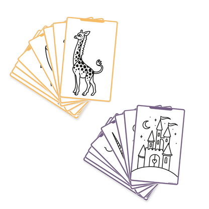 REFIL KIDYDRAW-MINI Dessins "il était une fois" et "animaux"