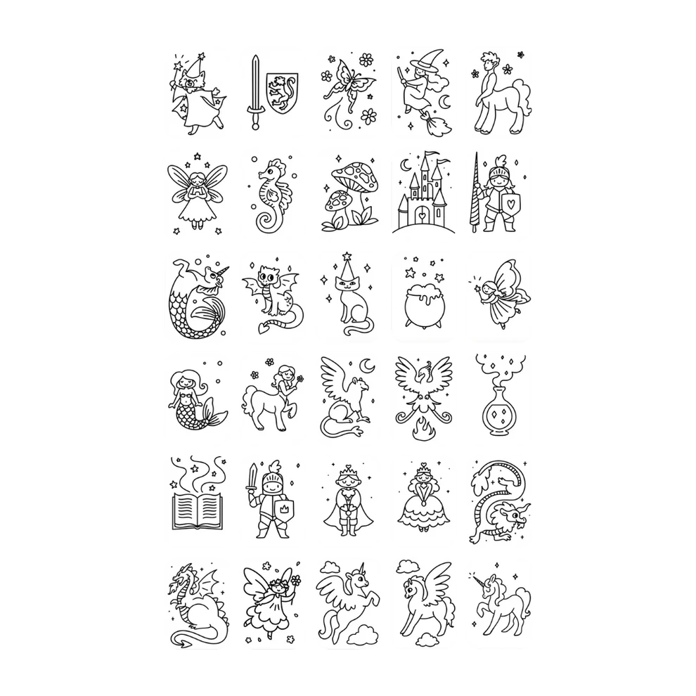 REFIL KIDYDRAW-MINI Dessins "il était une fois" et "animaux"