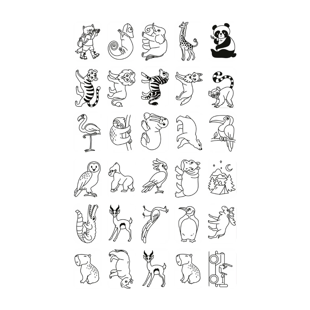 REFIL KIDYDRAW-MINI Dessins "il était une fois" et "animaux"