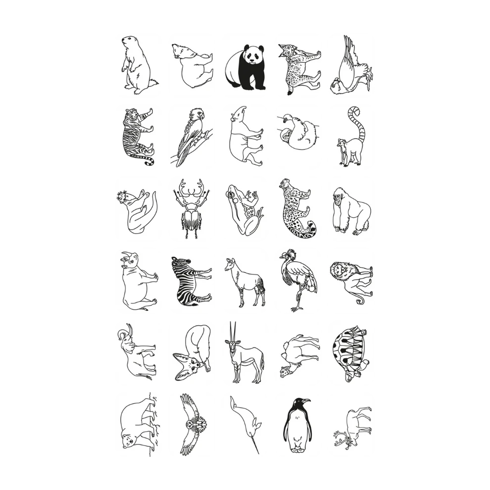 REFIL KIDYDRAW-MINI Dessins "animaux autour du monde" et "oceans et pirates"