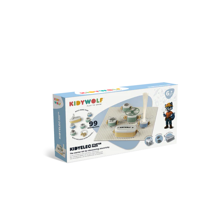 KIDYELEC-STARTER Mon premier kit d'electricité 11 pièces