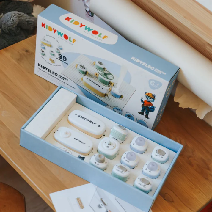 KIDYELEC-STARTER Mon premier kit d'electricité 11 pièces