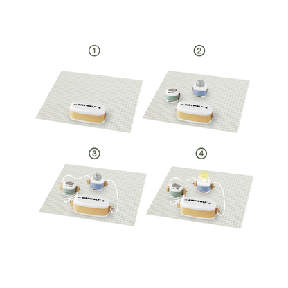 KIDYELEC-EXPERT Mon premier kit d'electricité 18 pièces