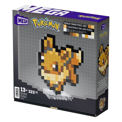 Pixel Art 3D Pokemon Évoli