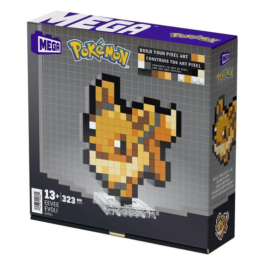 Pixel Art 3D Pokemon Évoli