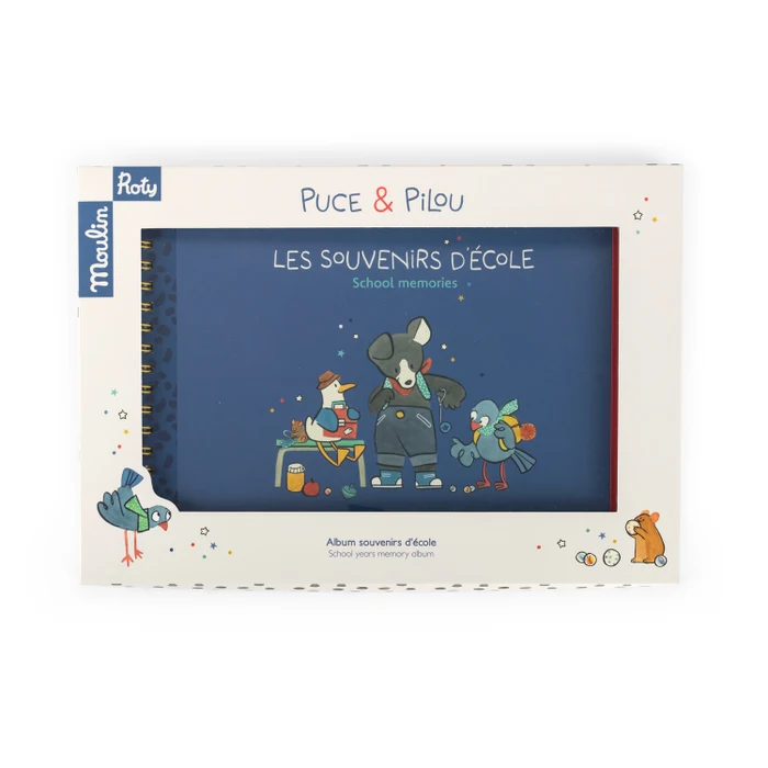Album souvenirs d'école (36p) Puce & Pilou