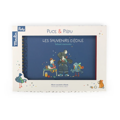 Album souvenirs d'école (36p) Puce & Pilou
