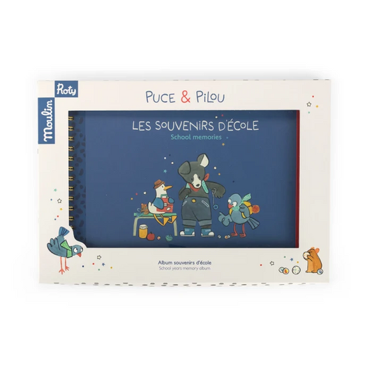 Album souvenirs d'école (36p) Puce & Pilou