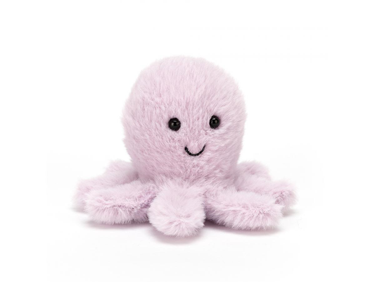 Fluffy Octopus - 11 x 8 cm