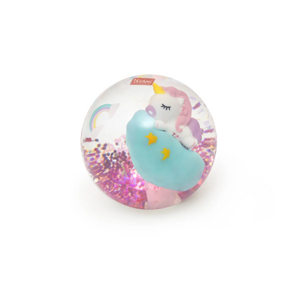 LIGHT-UP BOUNCY BALL - UNICORN