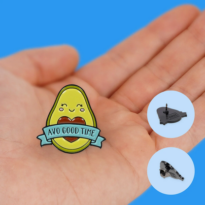 PIN YOUR STYLE! - BROCHE EN MÉTAL ÉMAILLÉ - AVOCADO