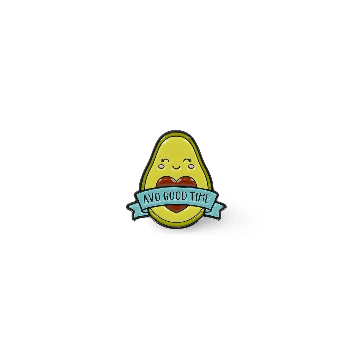 PIN YOUR STYLE! - BROCHE EN MÉTAL ÉMAILLÉ - AVOCADO