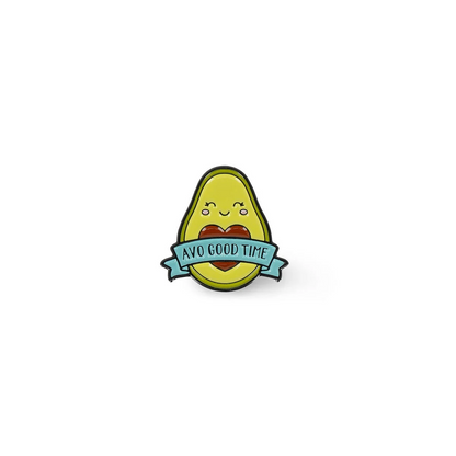 PIN YOUR STYLE! - BROCHE EN MÉTAL ÉMAILLÉ - AVOCADO
