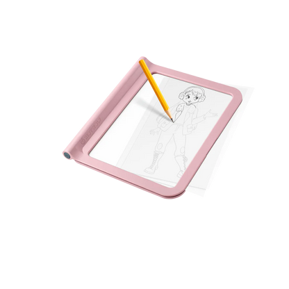 KIDYDRAW-PRO Tablette lumineuse nomade rose Dessinons la mode