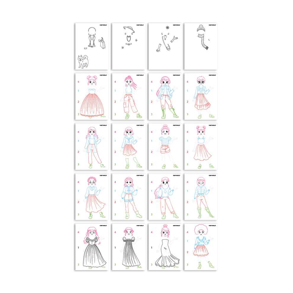 KIDYDRAW-PRO Tablette lumineuse nomade rose Dessinons la mode