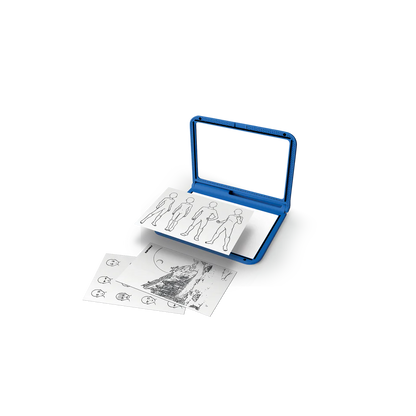 K-DRAW-PRO Tablette lumineuse nomade bleu Manga