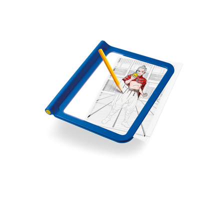 K-DRAW-PRO Tablette lumineuse nomade bleu Manga