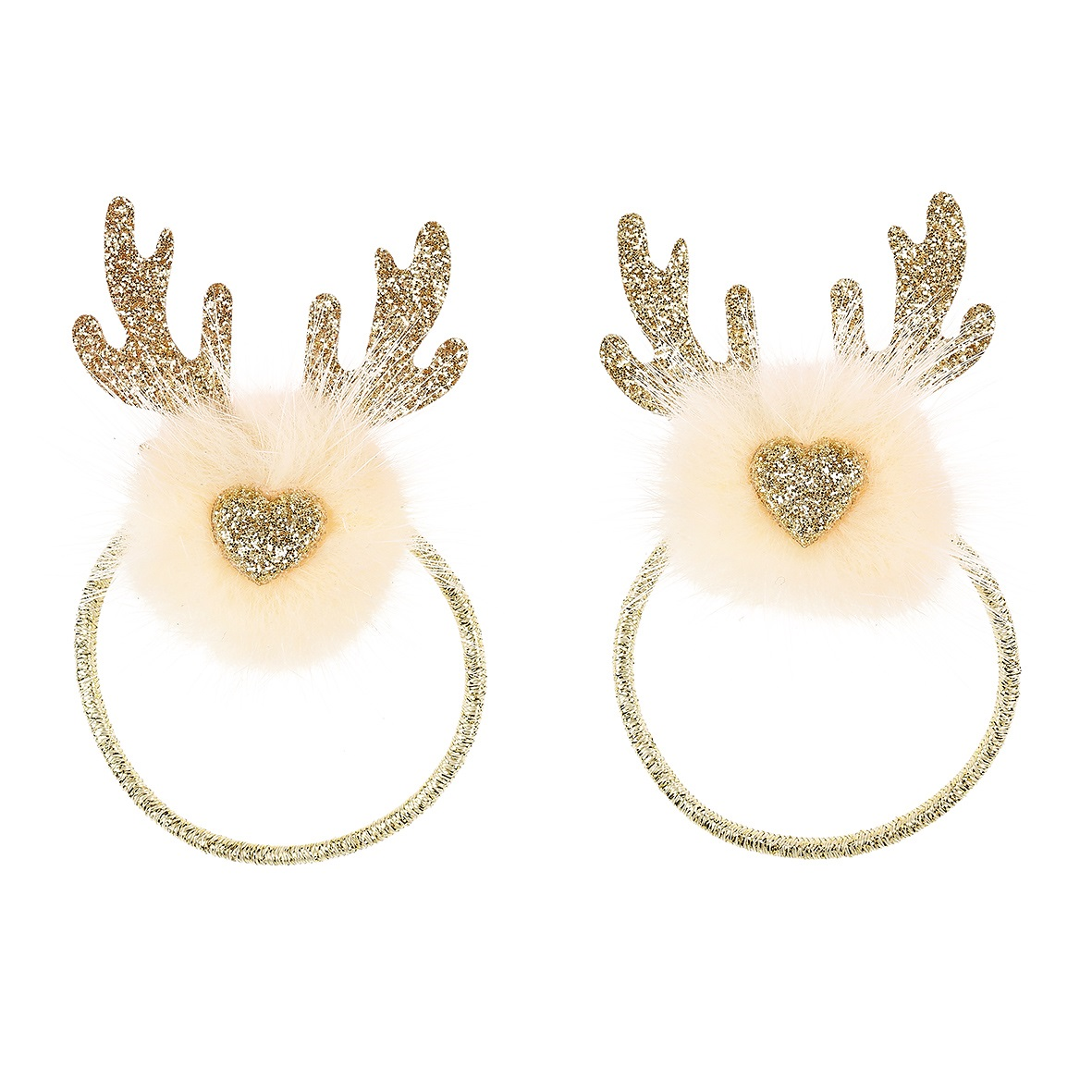 Hair elastiekjes Zona raindeer