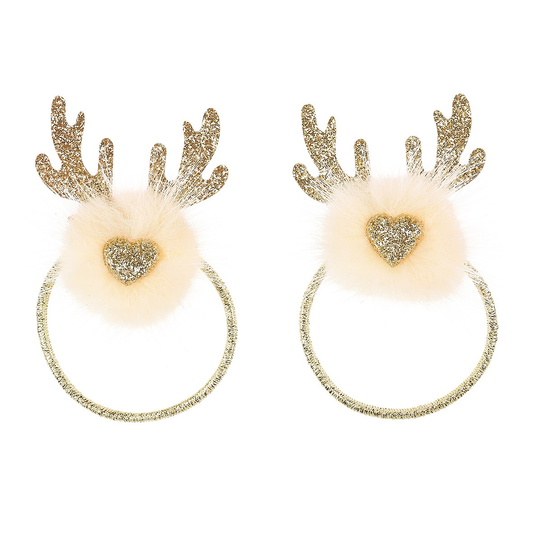 Hair elastiekjes Zona raindeer