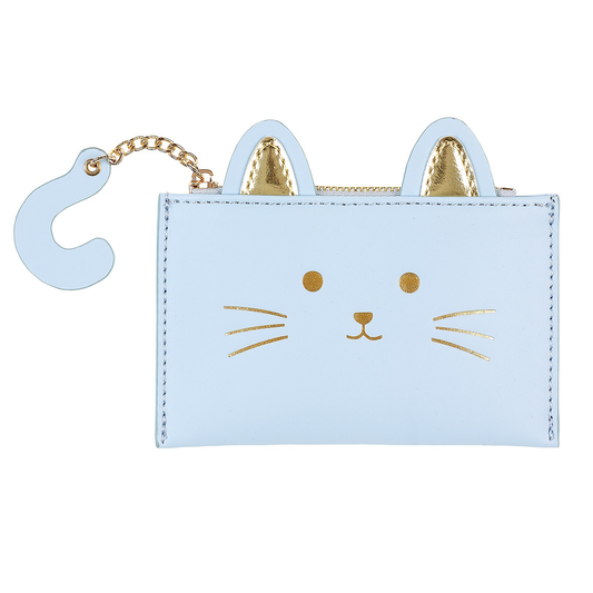 Porte-monnaie Kiki chat bleu