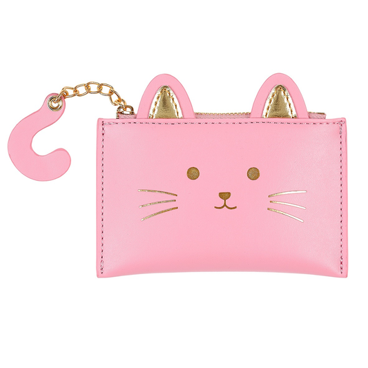 Porte-monnaie Kiki chat rose