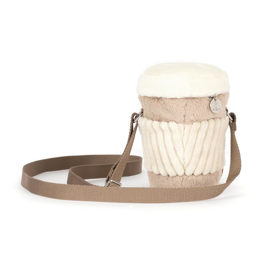 Amuseables Perkle Coffee Shoulder Bag - 20cm x 9cm x 9cm
