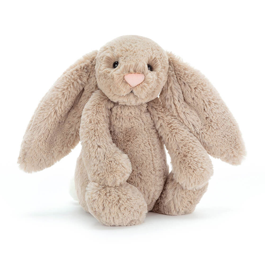 Bashful Beige Bunny Original (Medium) - 31cm x 12cm x 9cm