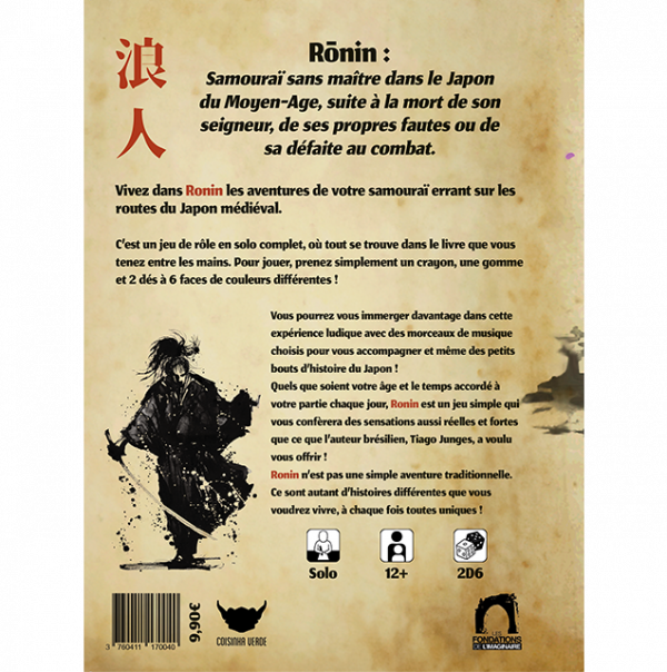 RONIN - Jeu de Rôle Solo