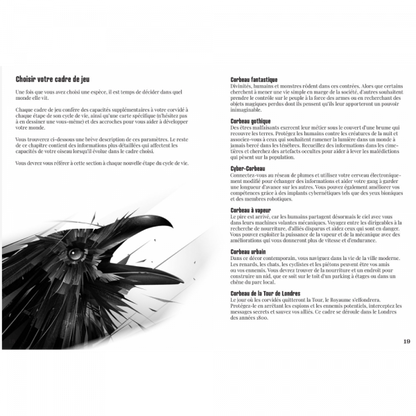 LA VOIE DU CORBEAU - Jeu de Rôle Solo