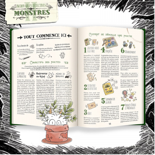 INCROYABLES DETECTIVES DE MONSTRES - Livre de base