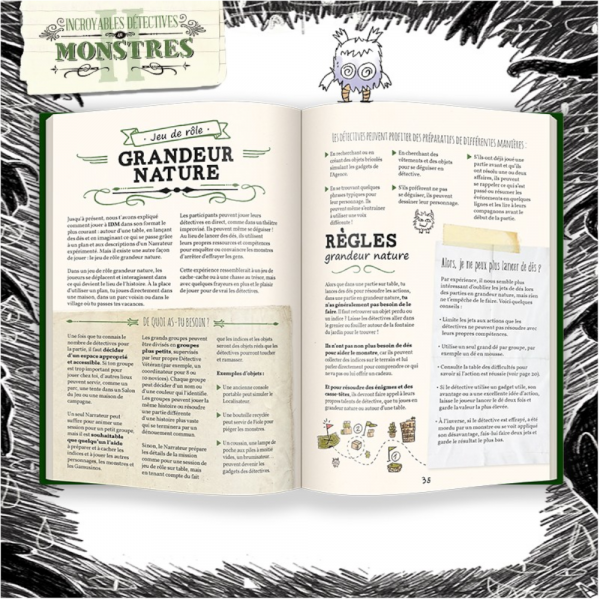 INCROYABLES DETECTIVES DE MONSTRES - Livre de base
