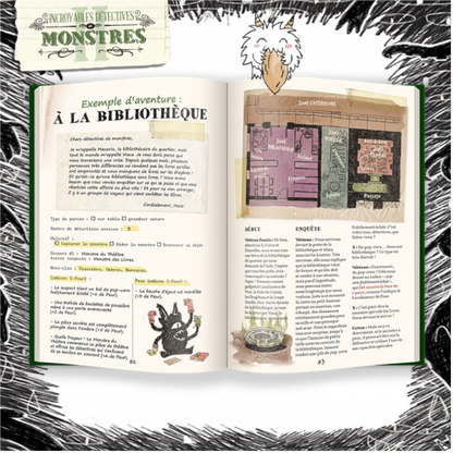 INCROYABLES DETECTIVES DE MONSTRES - Livre de base