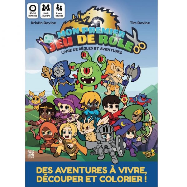 MON PREMIER JEU DE ROLE Une aventure à colorier - Livre de règles