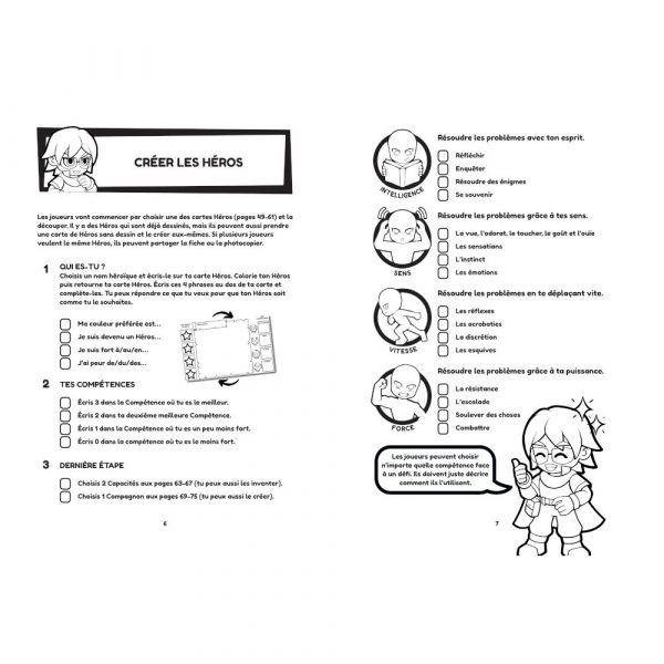 MON PREMIER JEU DE ROLE Une aventure à colorier - Livre de règles