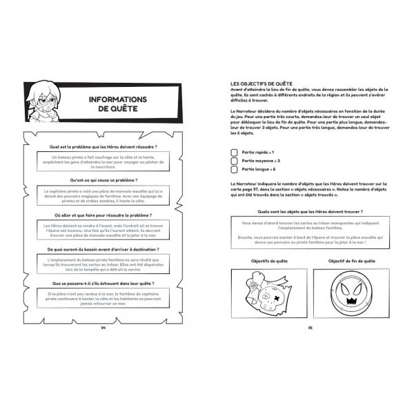 MON PREMIER JEU DE ROLE Une aventure à colorier - Livre de règles